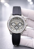 DAYTONA  ROLEX STONE EDITION SILVER A+ QUALITY - MASTER LOCK