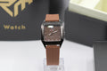 stylish square dial korean style watch for man and woman