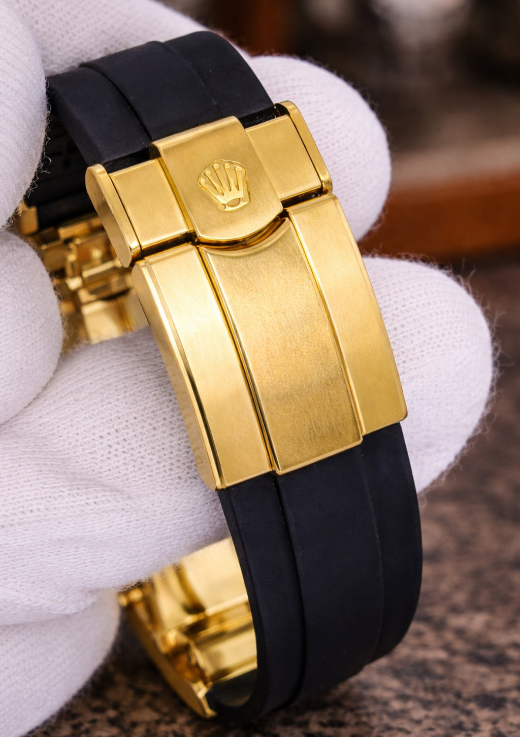 DAYTONA  ROLEX STONE EDITION  GOLD COLOUR A+ QUALITY - MASTER LOCK