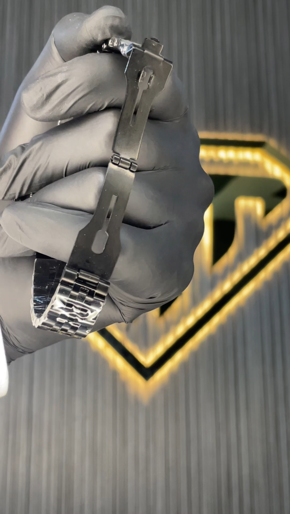 rolex black adition  full stainless steel with rolex orignal look