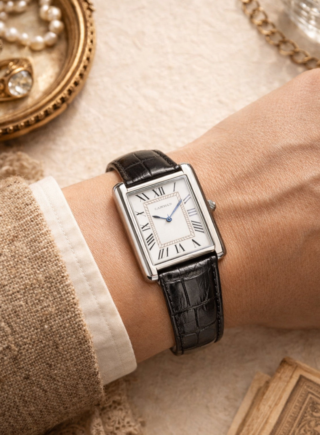 OLD MONEY ORIGNAL   LEATHER STRAPS BLACK COBRA
