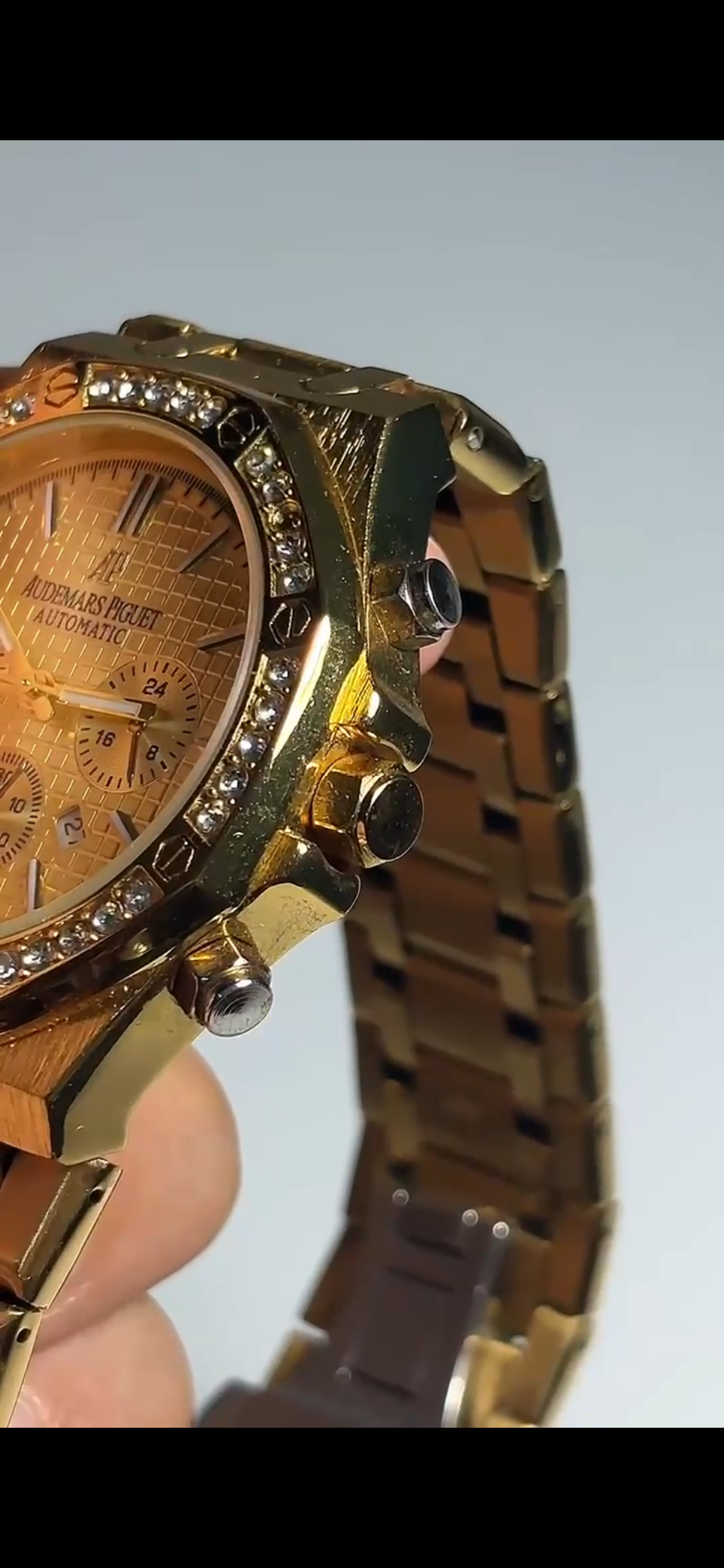 AP Stones Addition for men in Golden Color