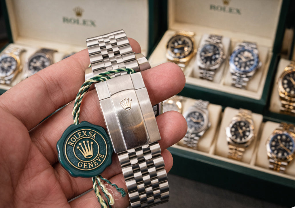 ROLEX DATEJUST 41 mm . MASTER COPY FULLY AUTOMATIC  WITH ROLEX MASTER LOCK  AND JUBILEE BRACELET