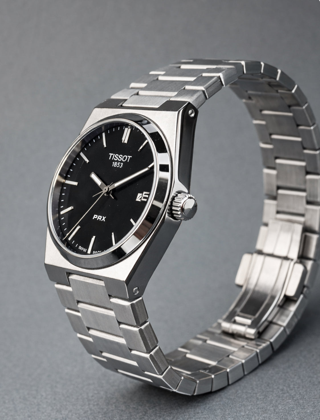 TISSOT PRX A+ Quality - Black & Blue Dial
