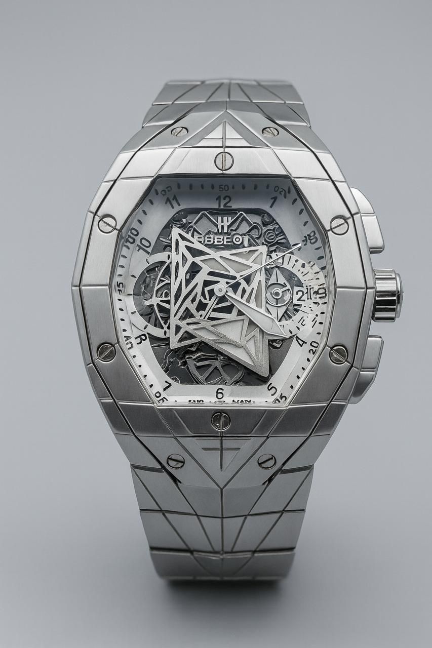 Hublot geneve silver white masterpiece
