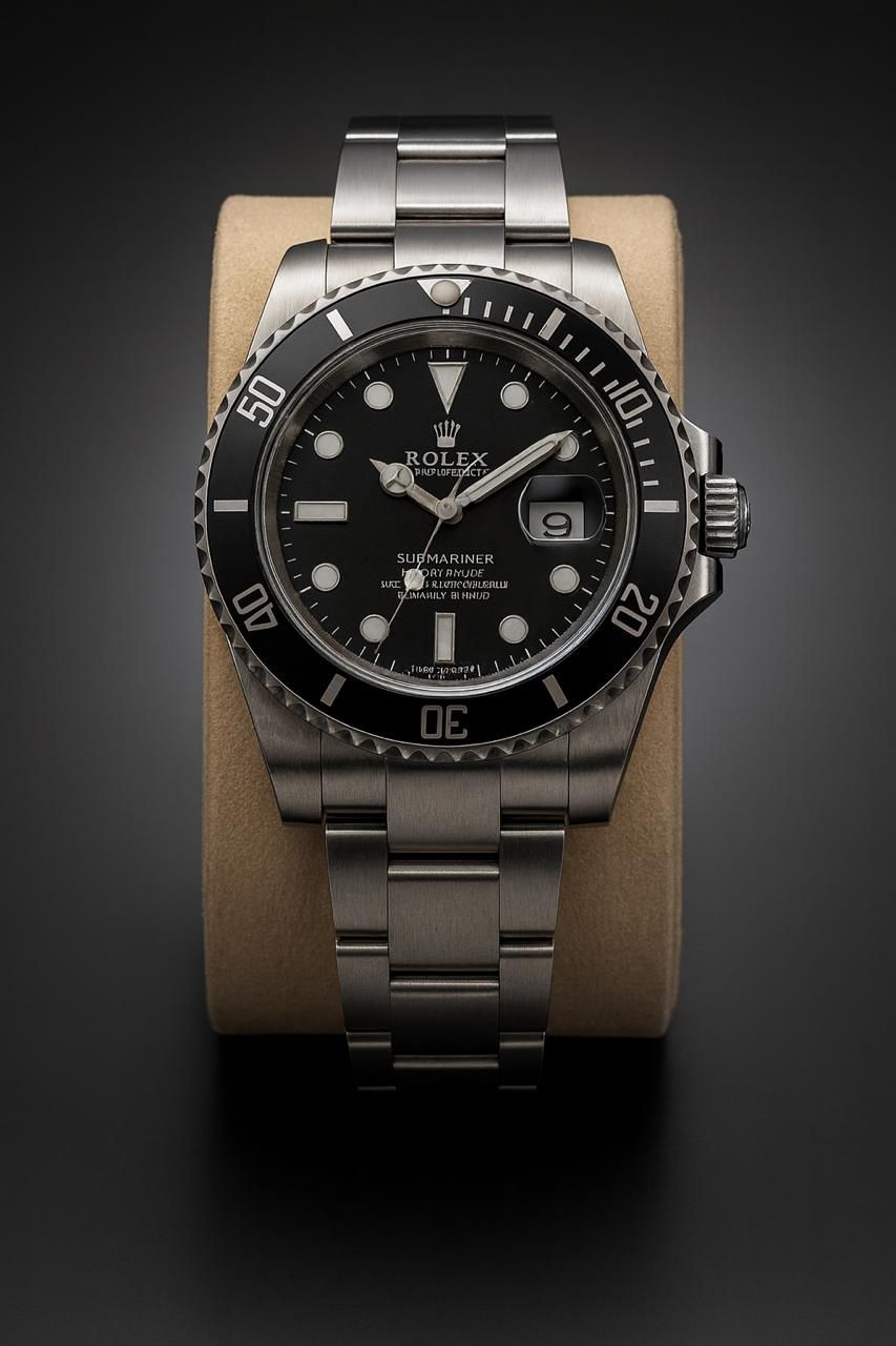 Rolex submariner with rotating dail - Black and Silver colour